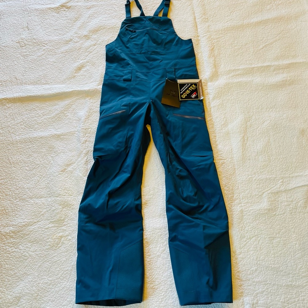 Arcteryx Sentinel Sz 6 Gortex Pro twilight bibs overalls pants snowboarding wint - Picture 1 of 8